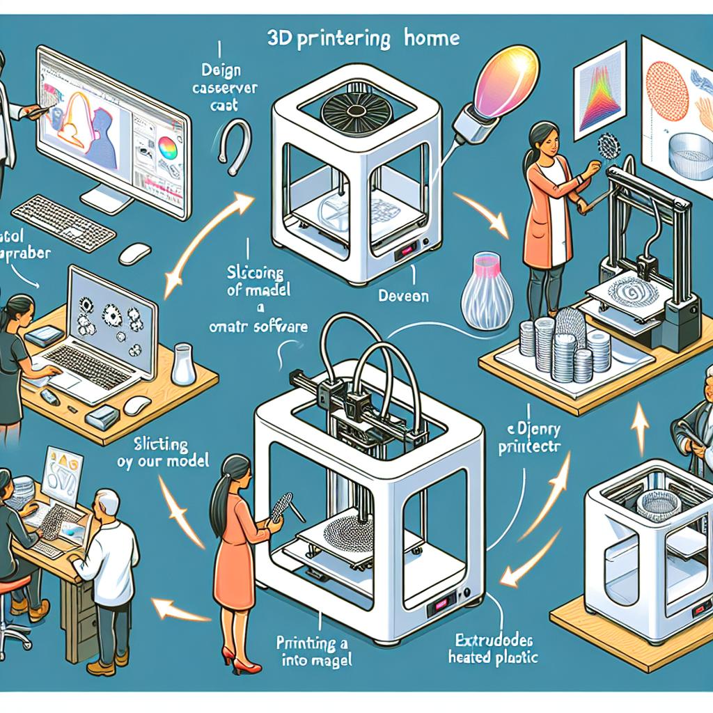Jak funguje 3D tisk doma