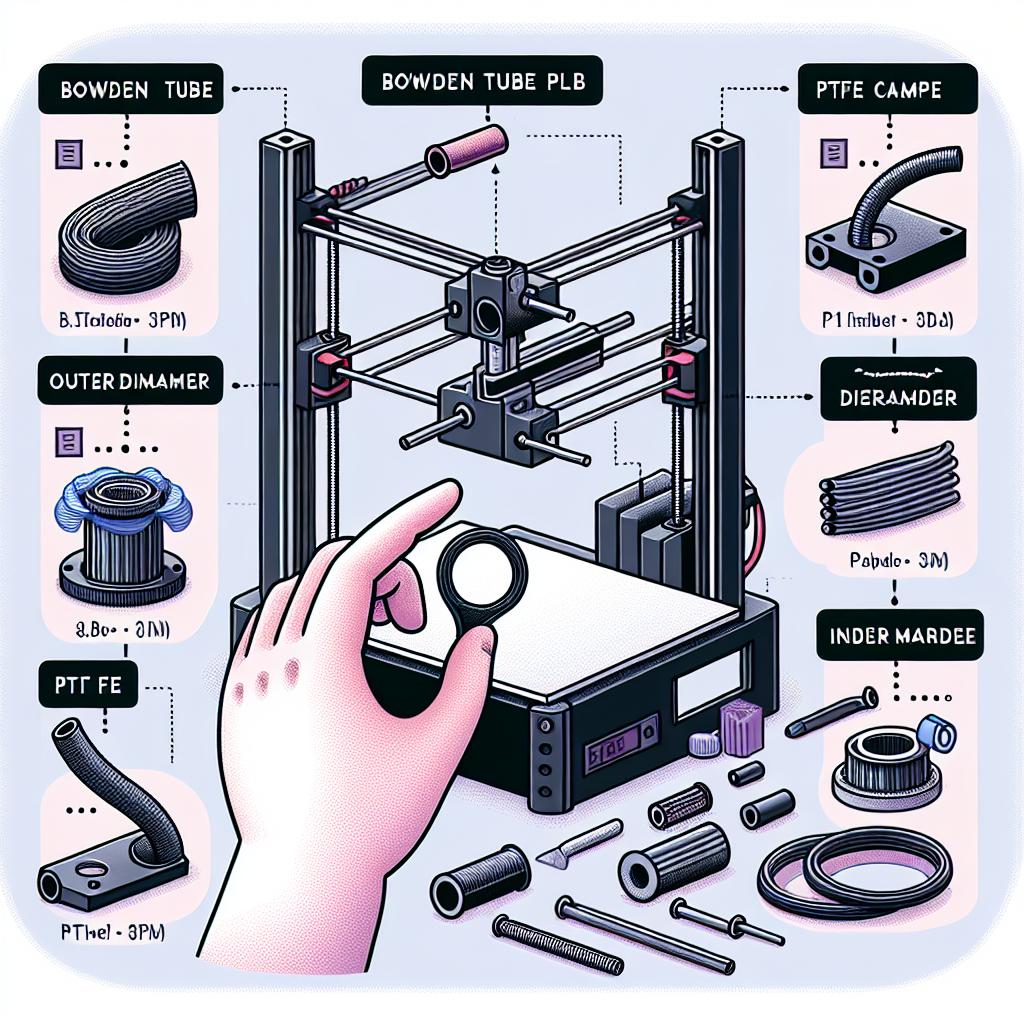 Jak ‌vybrat správný bowden pro 3D tisk