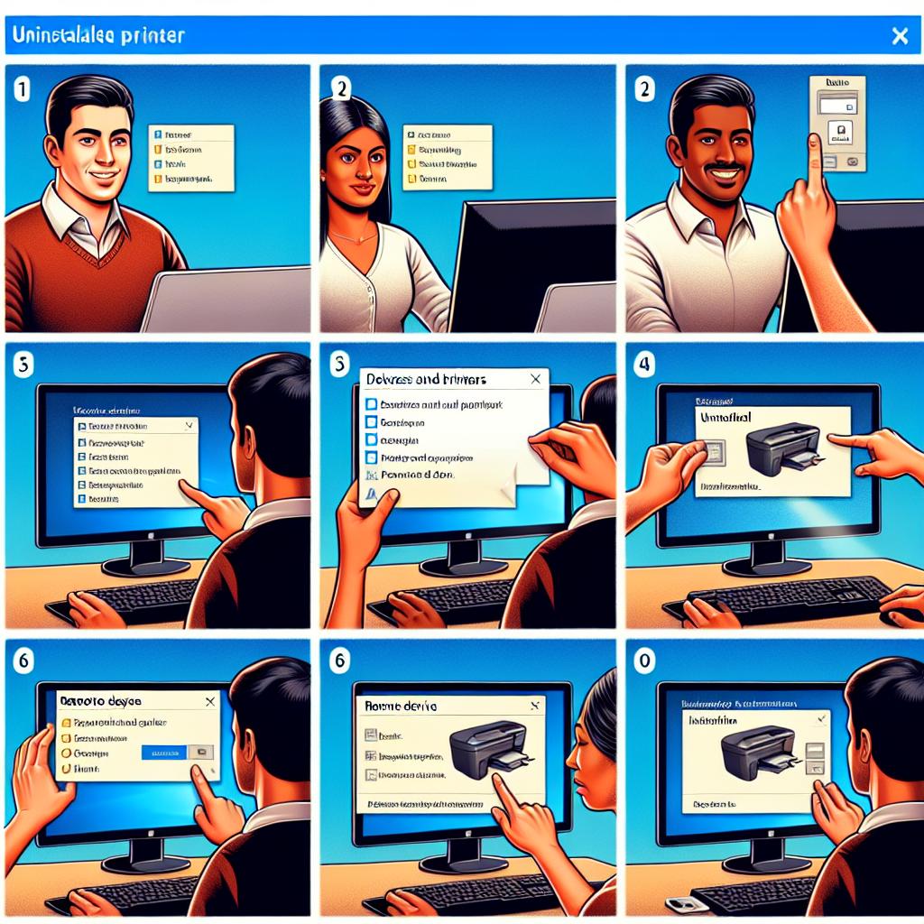 Jak řídit odinstalaci tiskárny ve Windows 10