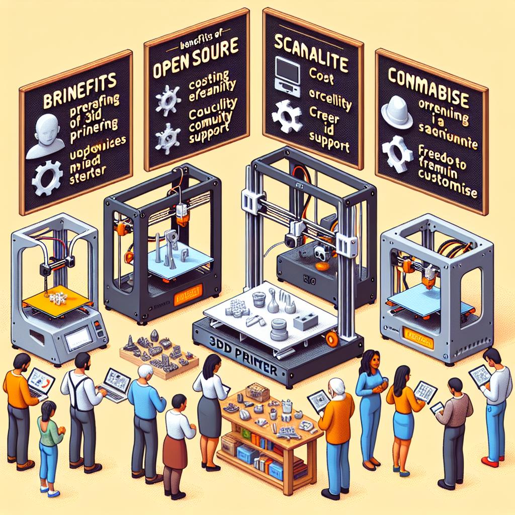 Open source 3D tiskárny a jejich výhody