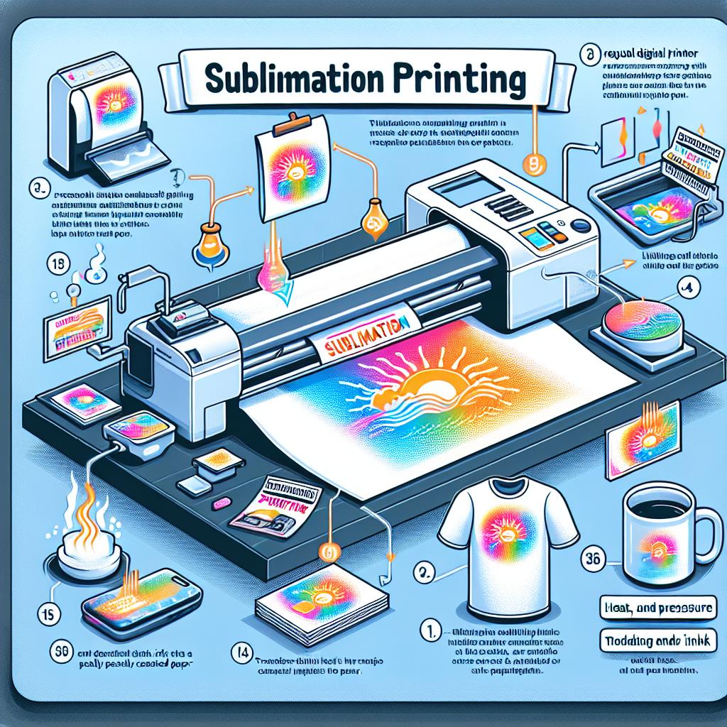 Sublimační tisk: Jak to funguje