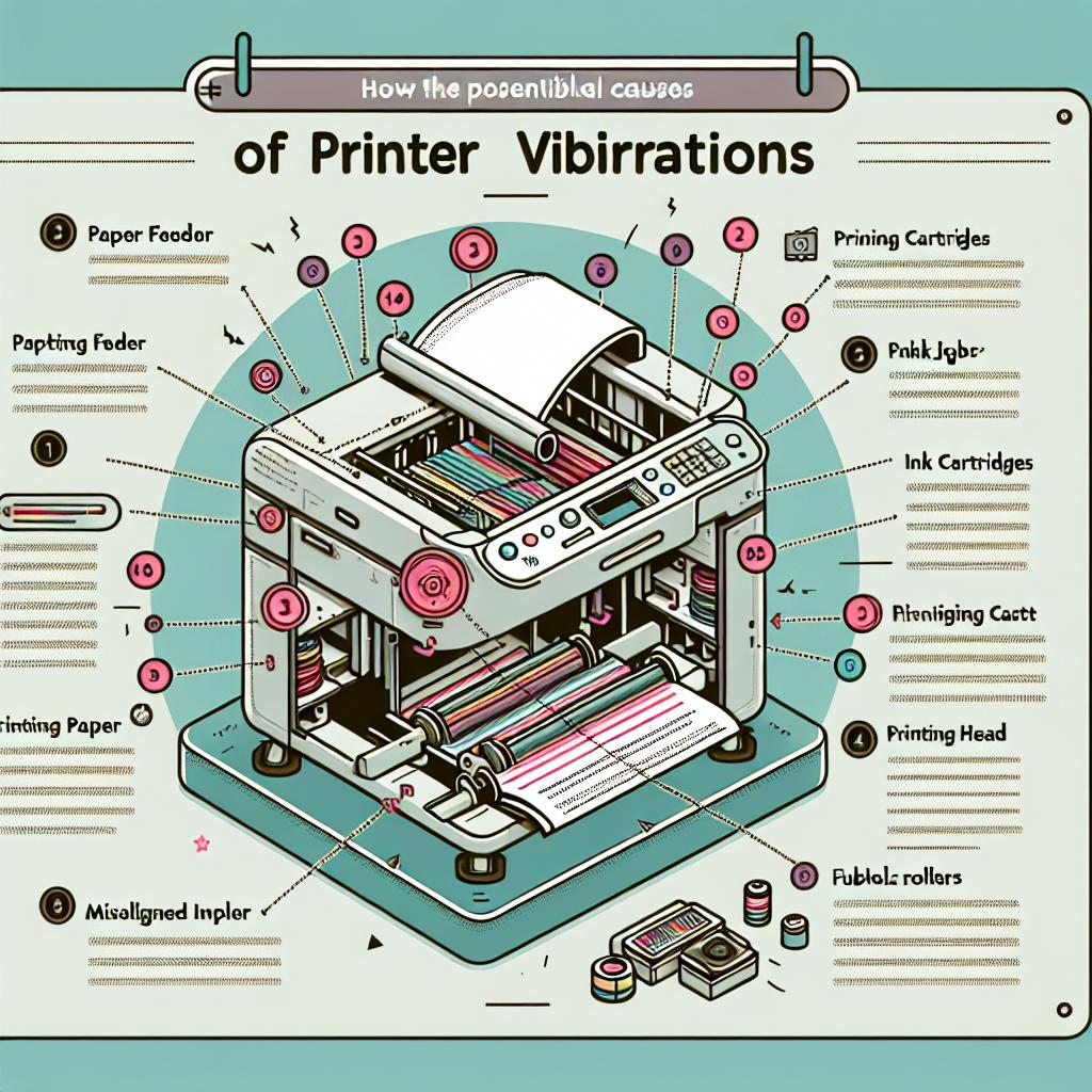 Jak zjistit příčiny vibrací tiskárny