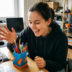 CopyHome.cz | Tipy a rady pro Kopírování, tisk, 3D tisk a skenování 8 Moderní vícebarevný stojánek na tužky vytištěný na 3D tiskárně