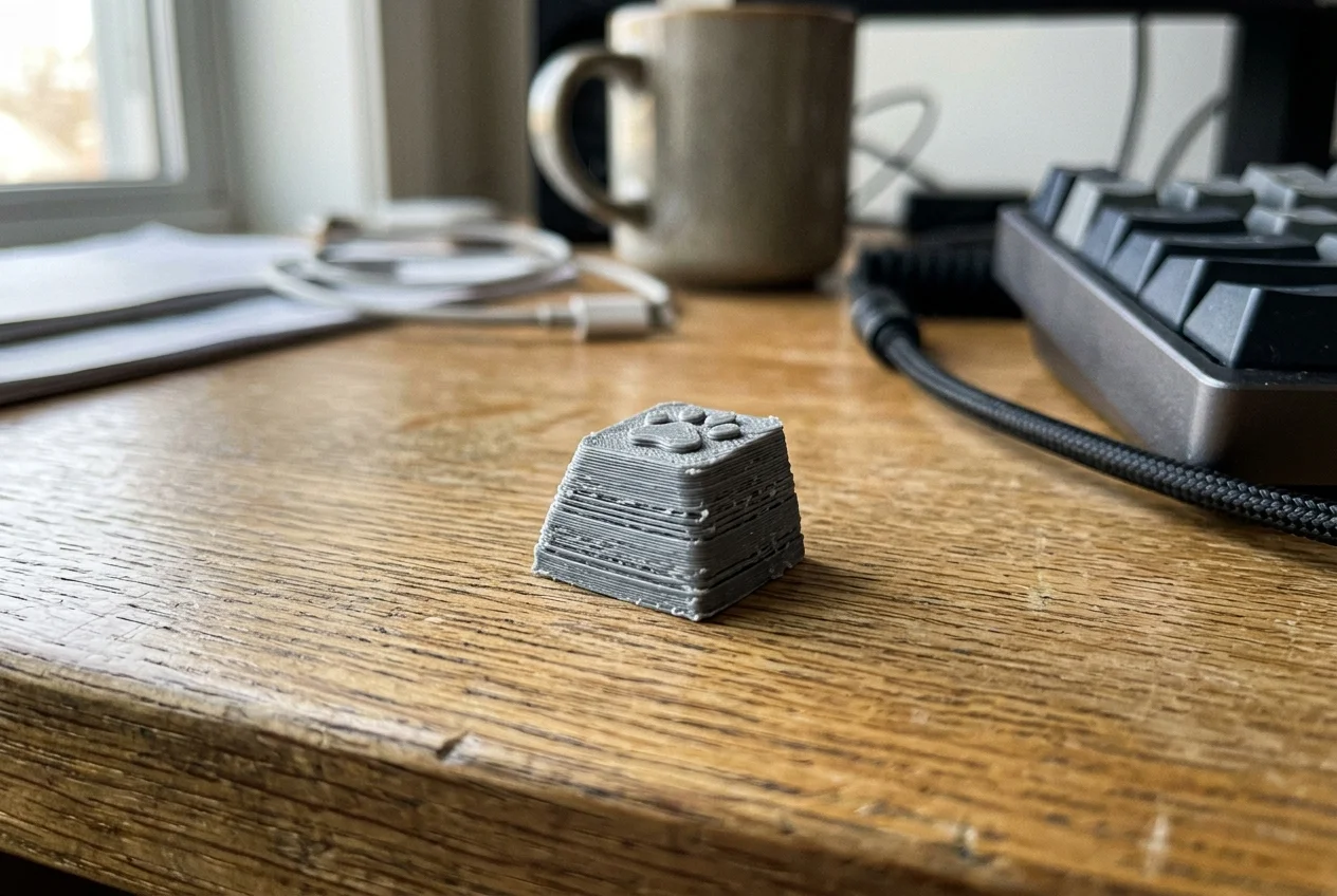 Tvorba 3D modelu stojánku na mobil v editoru Tinkercad - detail