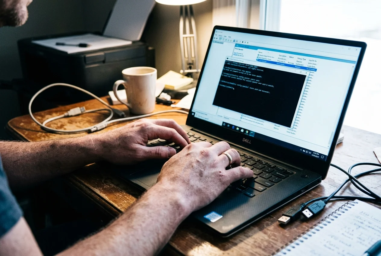 Návod na restartování služby Print Spooler ve Windows 11