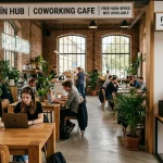 Coworkingová centra a pracovní kavárny s tiskem v Praze