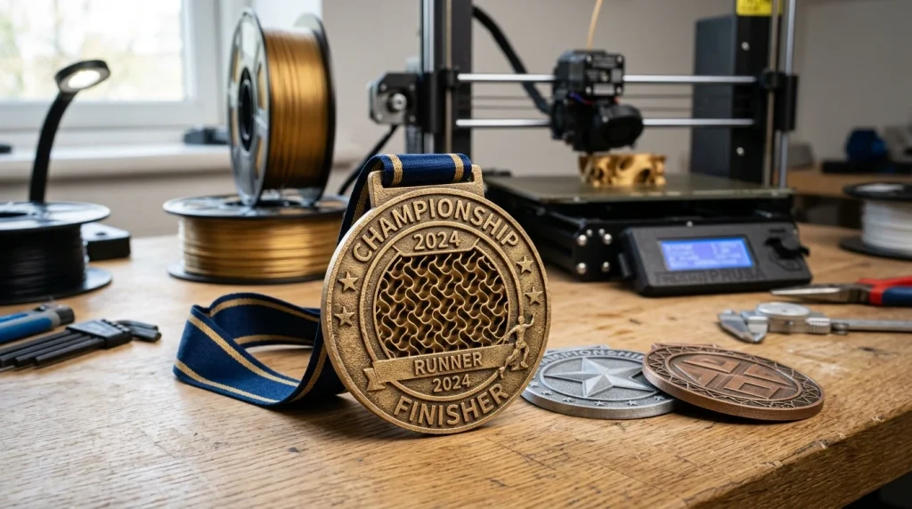 CopyHome.cz | Tipy a rady pro Kopírování, tisk, 3D tisk a skenování 7 medaile z 3d tisku s vyplni